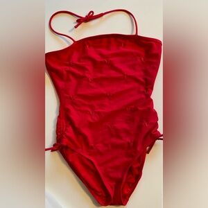 GAP Kids Red Heart One Piece Swimsuit